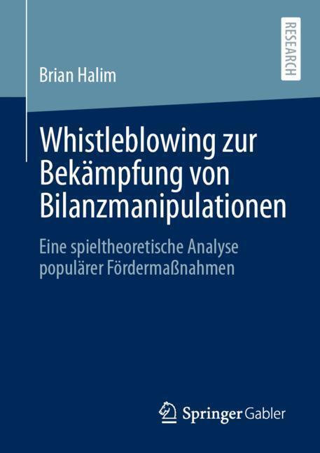 Whistleblowing zur Bekämpfung von Bilanzmanipulationen main product photo