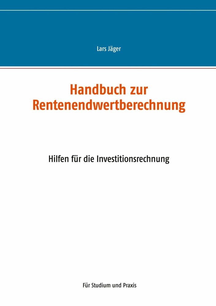 Handbuch zur Rentenendwertberechnung main product photo