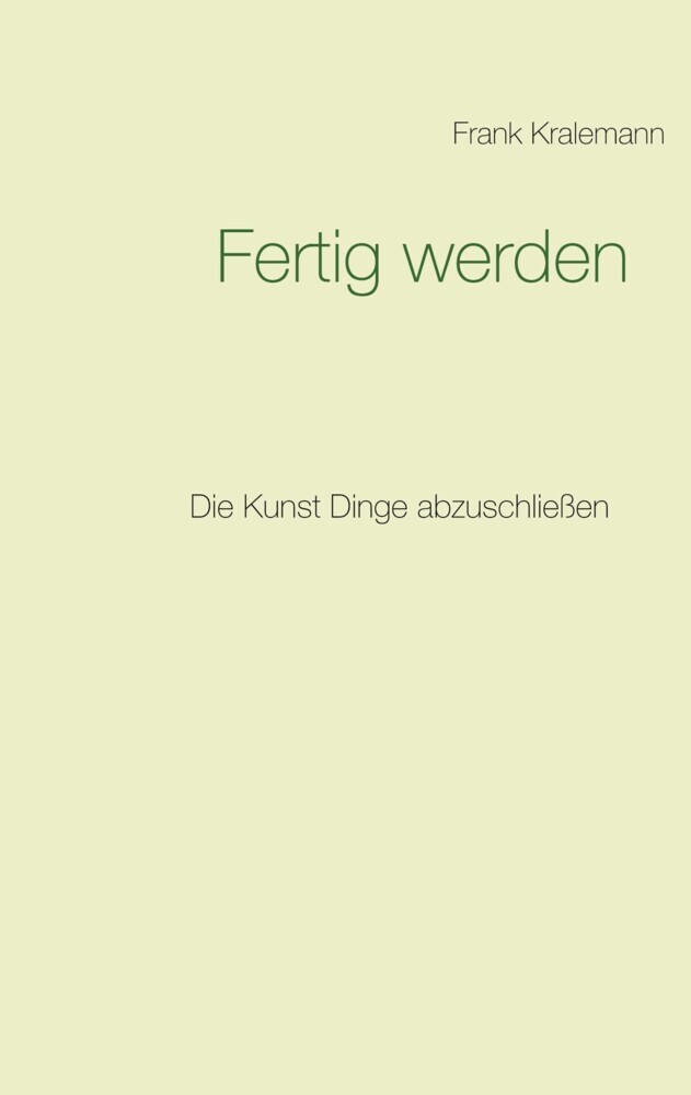 Fertig werden main product photo
