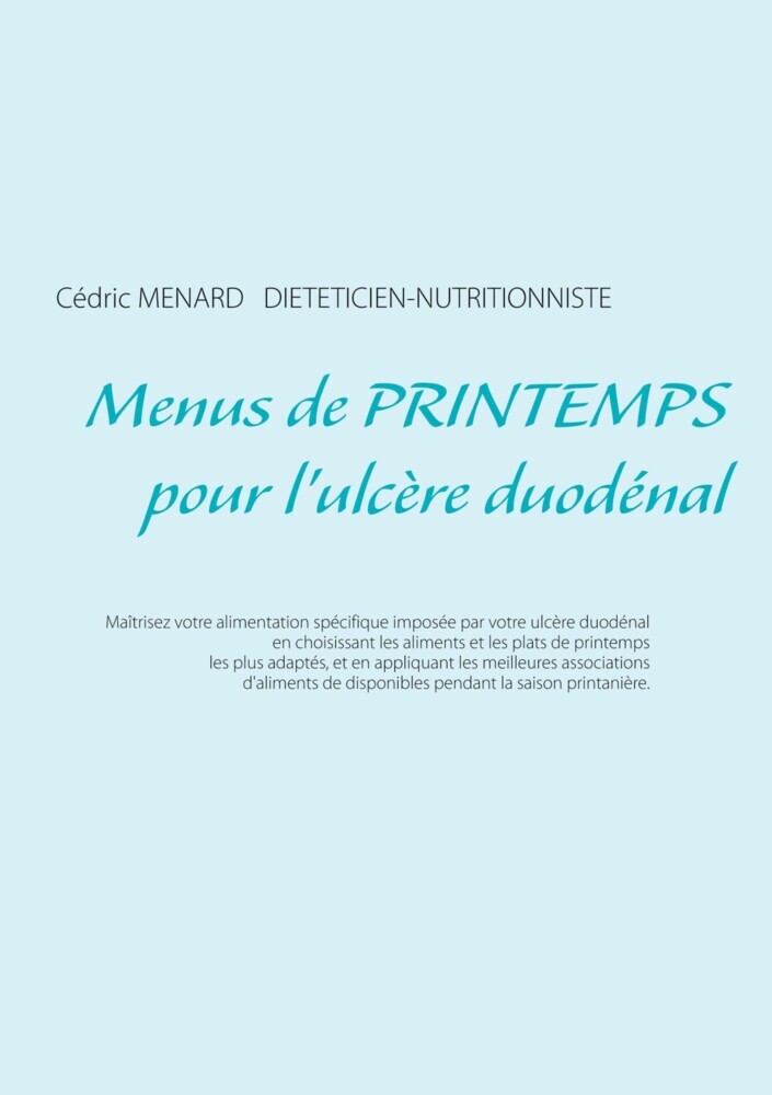 Menus de printemps pour l'ulcère duodénal main product photo