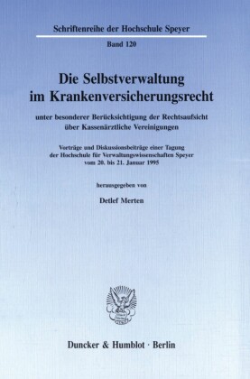 Die Selbstverwaltung im Krankenversicherungsrecht