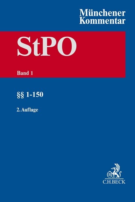 Münchener Kommentar zur Strafprozessordnung Bd. 1: §§ 1-150 StPO main product photo