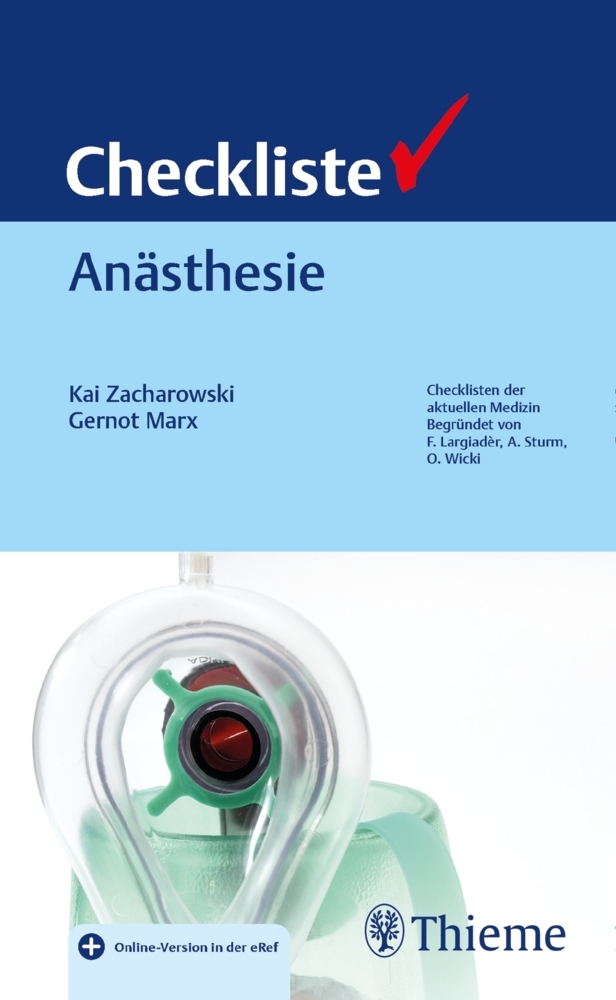Checkliste Anästhesie main product photo