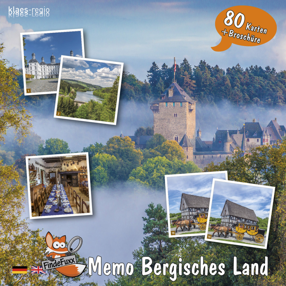 FindeFuxx Memo Bergisches Land, m. 1 Buch main product photo