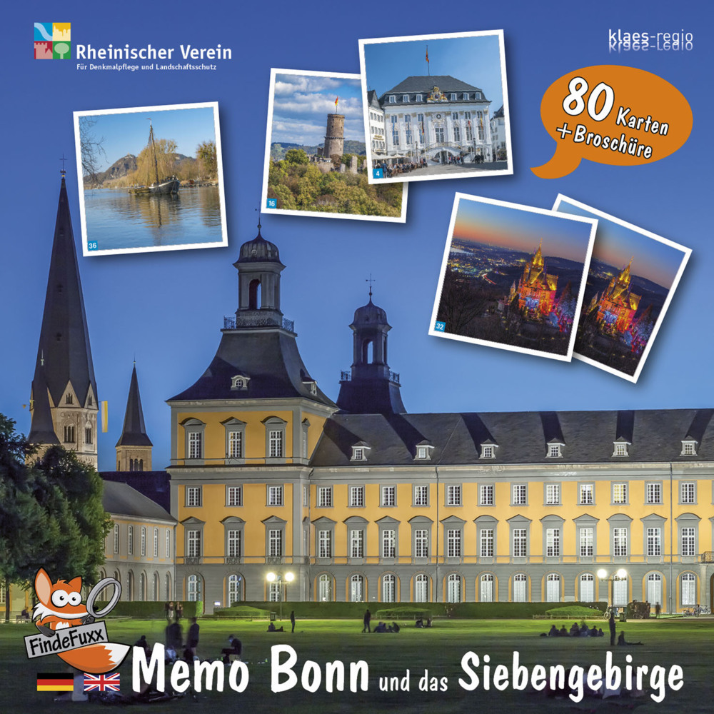 FindeFuxx Memo Bonn und das Siebengebirge, m. 1 Buch main product photo