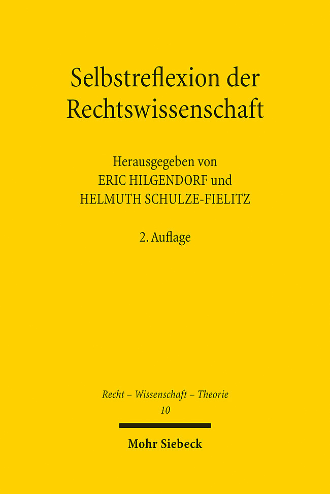 Selbstreflexion der Rechtswissenschaft main product photo