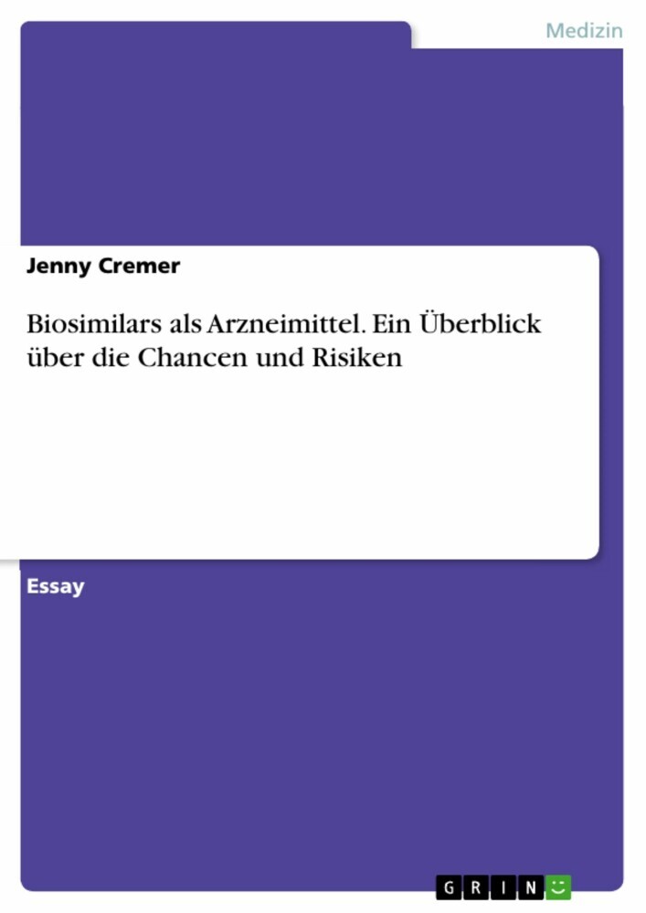 Biosimilars als Arzneimittel. Ein Überblick über die Chancen und Risiken main product photo