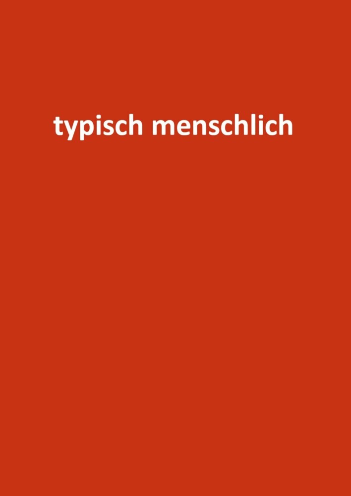 typisch menschlich main product photo