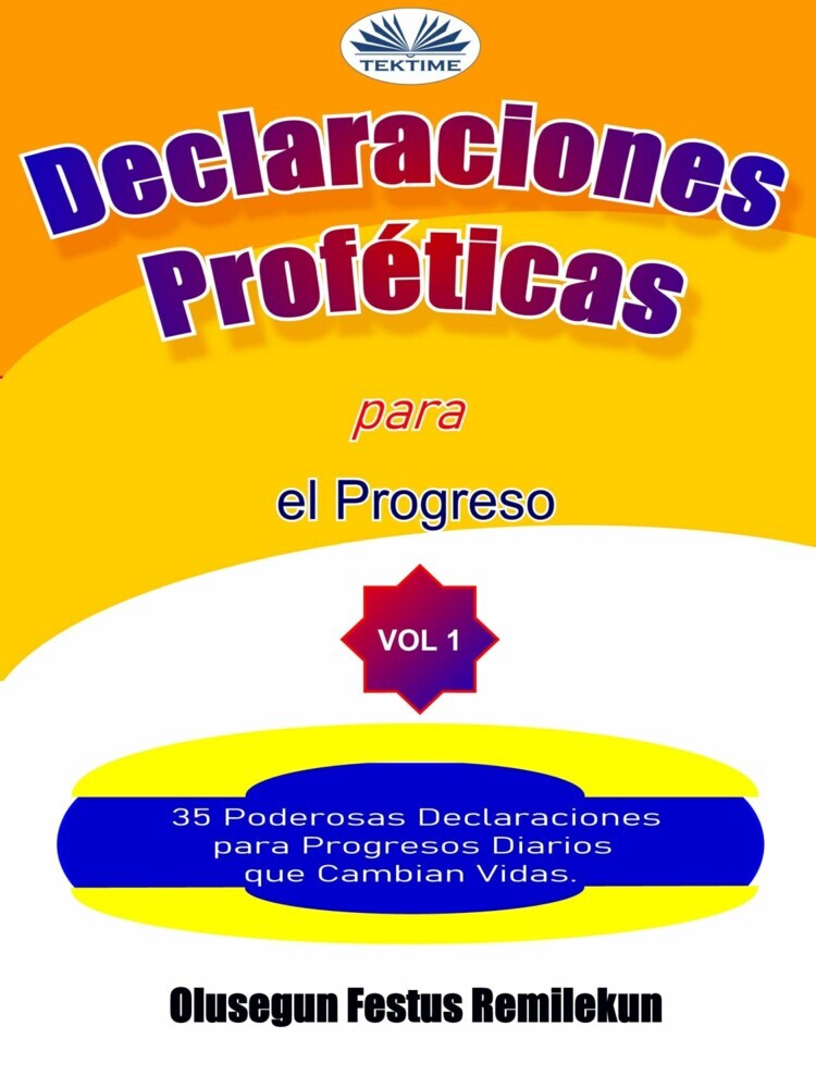 Declaraciones Proféticas Para El Progreso main product photo