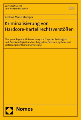 Kriminalisierung von Hardcore-Kartellrechtsverstößen