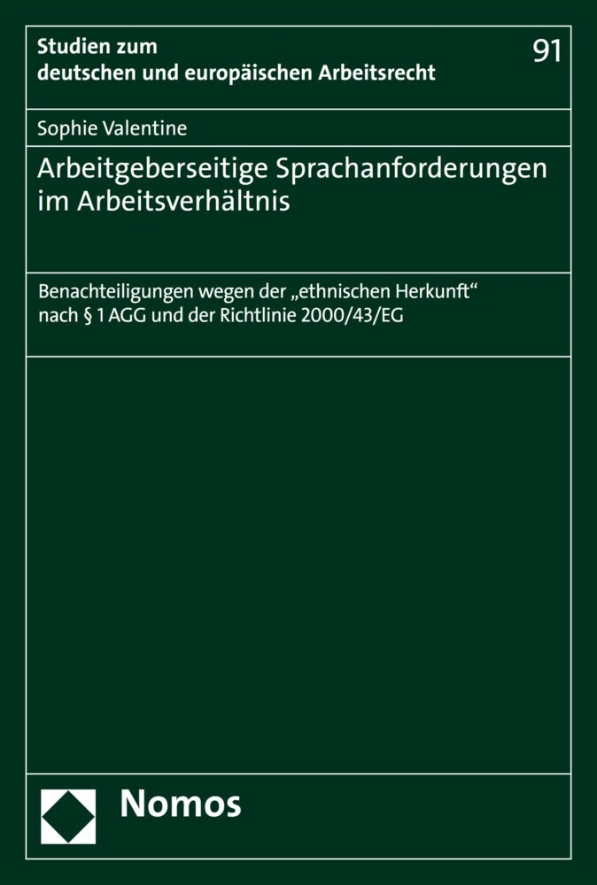 Arbeitgeberseitige Sprachanforderungen im Arbeitsverhältnis main product photo