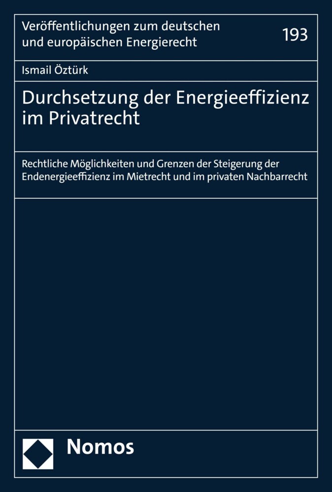 Durchsetzung der Energieeffizienz im Privatrecht main product photo