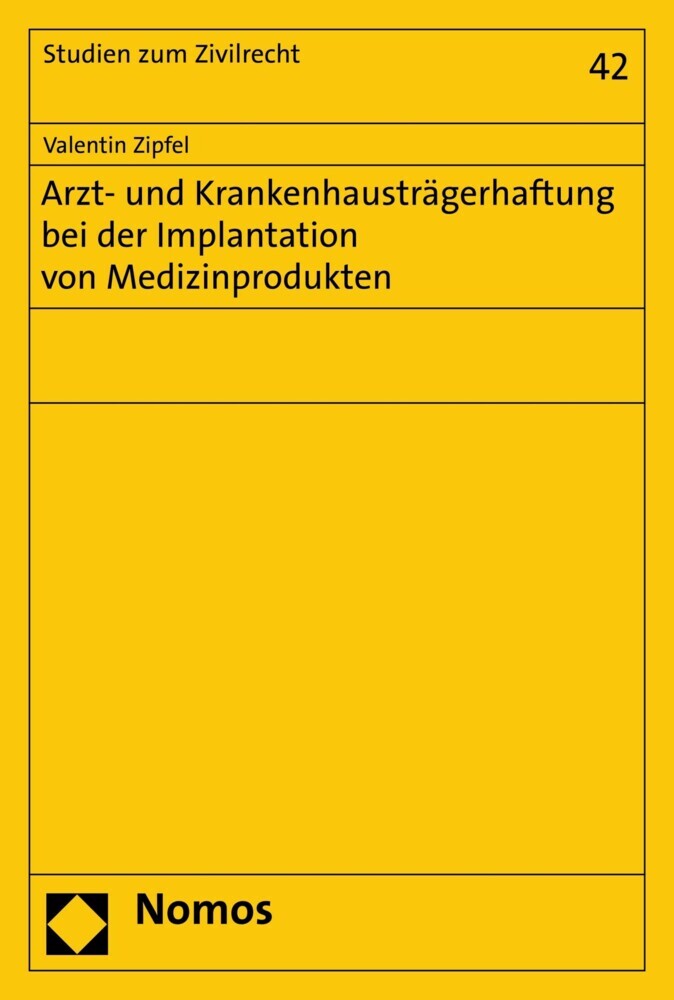 Arzt- und Krankenhausträgerhaftung bei der Implantation von Medizinprodukten main product photo
