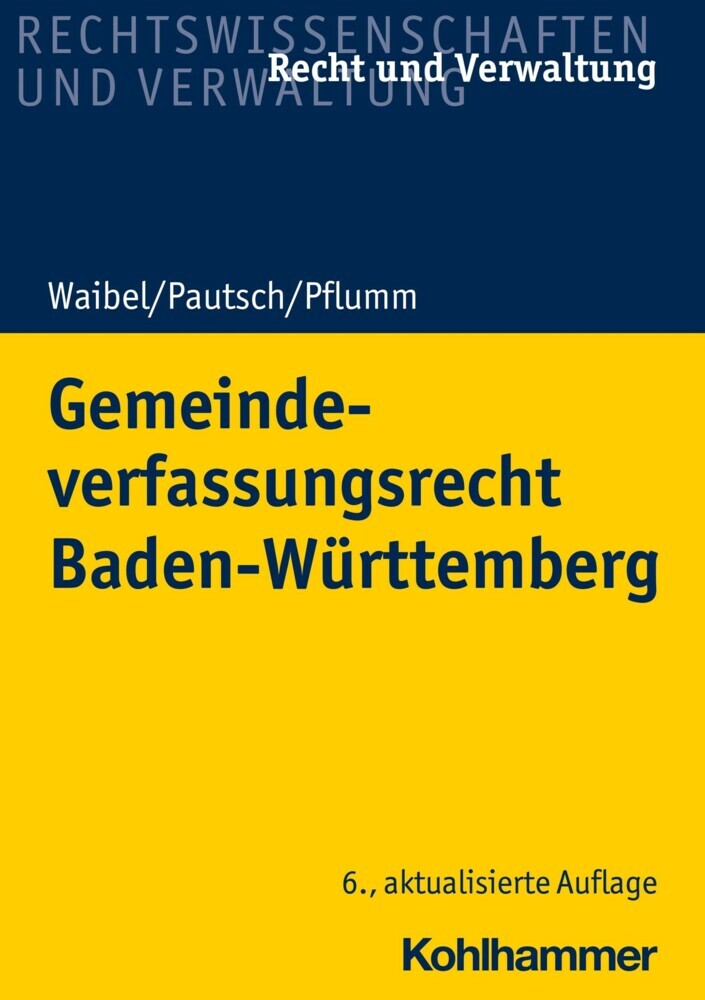 Gemeindeverfassungsrecht Baden-Württemberg main product photo