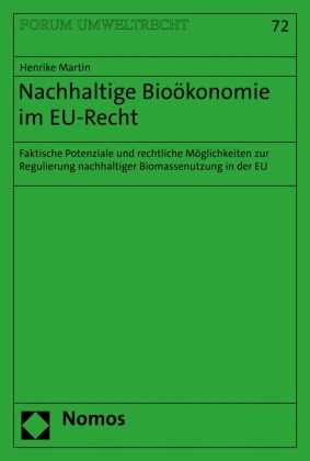 Nachhaltige Bioökonomie im EU-Recht