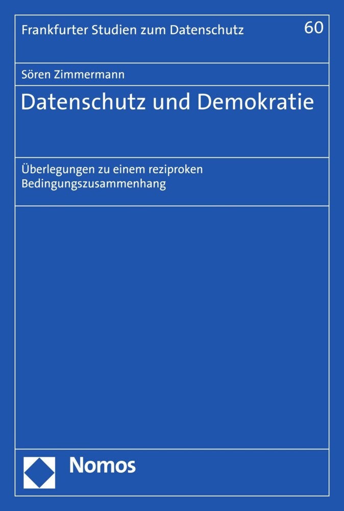 Datenschutz und Demokratie main product photo