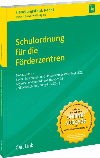 Schulordnung für die Förderzentren main product photo