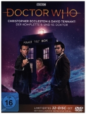 Doctor Who - Die Christopher Eccleston und David Tennant Jahre: Der komplette 9. und 10. Doktor LTD.. Staffel.9/10, 30 DVD