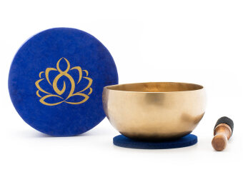 Klangschalen-Set in Box blau Meditation M 5184