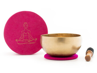 Klangschalen-Set in Box pink Yoga M5186