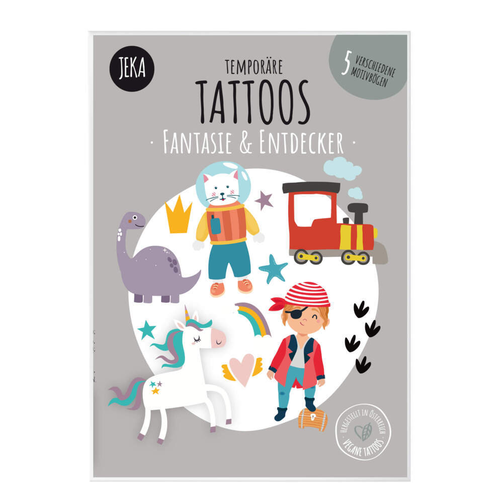 Temporäre Tattoos Fantasie & Entdecker main product photo