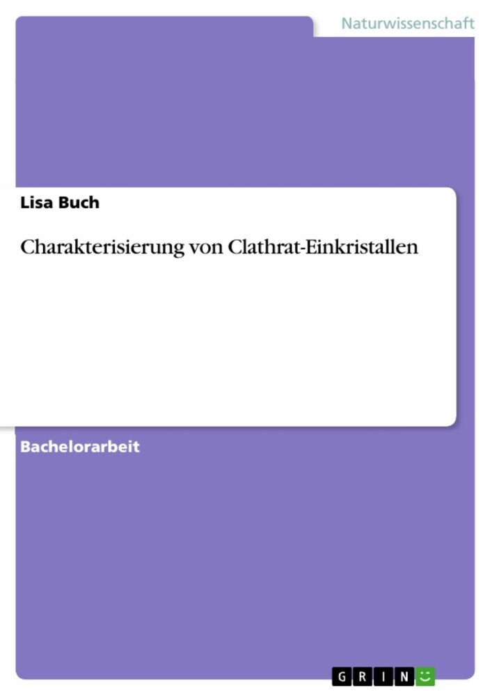 Charakterisierung von Clathrat-Einkristallen main product photo