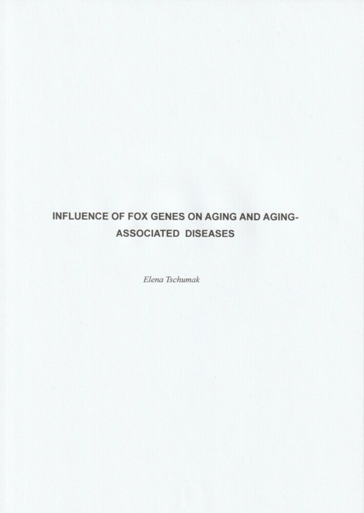 Influence of FOX genes on aging and aging-associated diseases main product photo