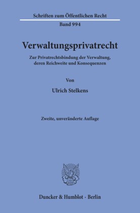 Verwaltungsprivatrecht.