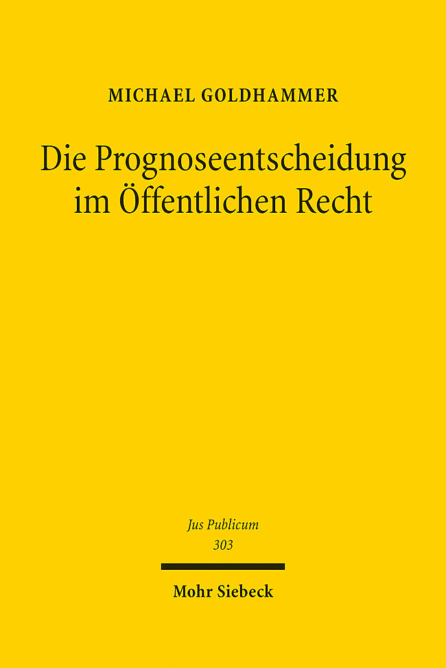 Die Prognoseentscheidung im Öffentlichen Recht main product photo