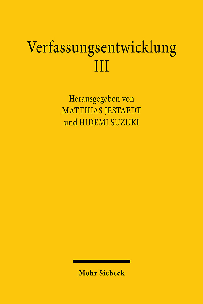Verfassungsentwicklung III main product photo