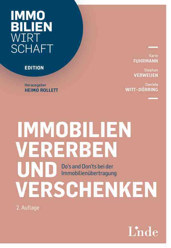 Immobilien vererben und verschenken main product photo