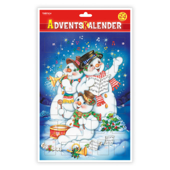 Trötsch Adventskalender Schneemann-Kapelle Adventskalender mit Türchen