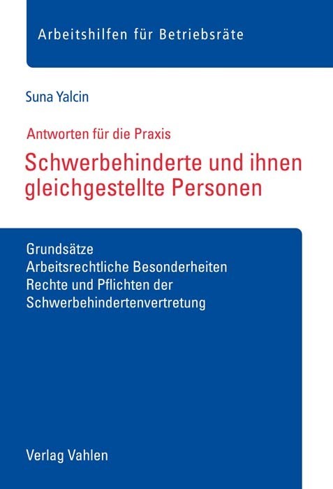 Schwerbehinderte und ihnen gleichgestellte Personen main product photo