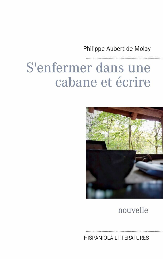 S'enfermer dans une cabane et écrire main product photo