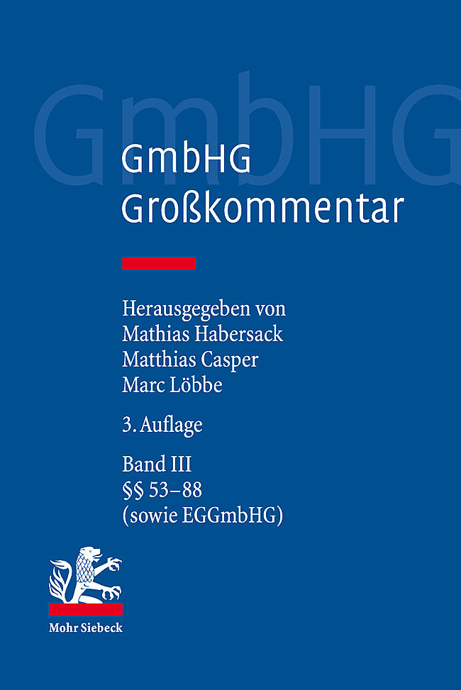 GmbHG - Gesetz betreffend die Gesellschaften mit beschränkter Haftung main product photo