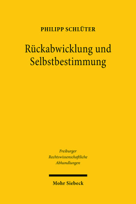 Rückabwicklung und Selbstbestimmung