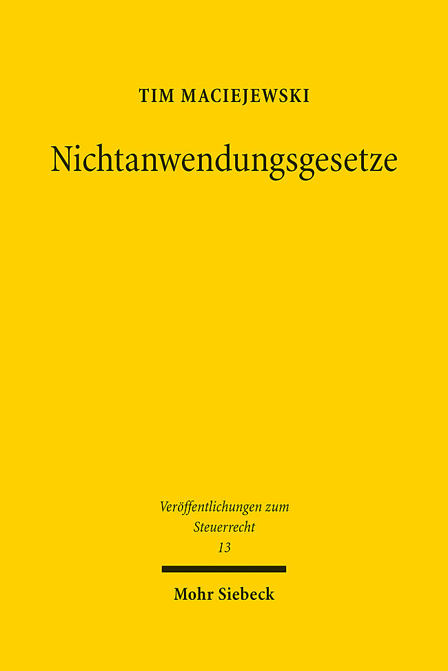 Nichtanwendungsgesetze main product photo
