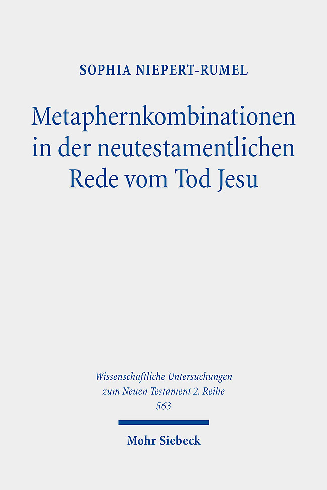Metaphernkombinationen in der neutestamentlichen Rede vom Tod Jesu main product photo