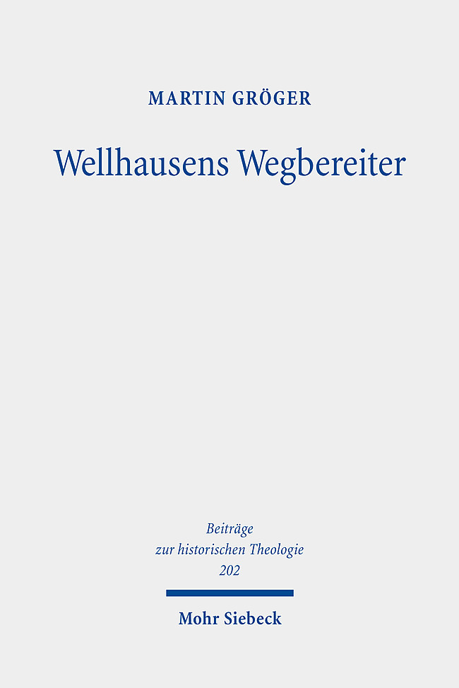 Wellhausens Wegbereiter main product photo