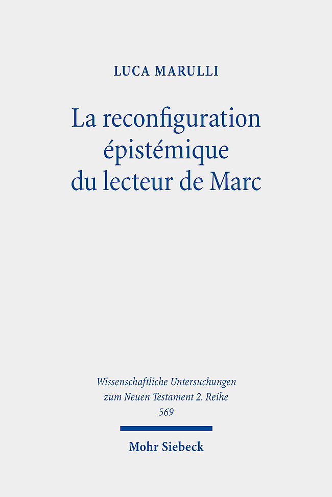 La reconfiguration épistémique du lecteur de Marc main product photo