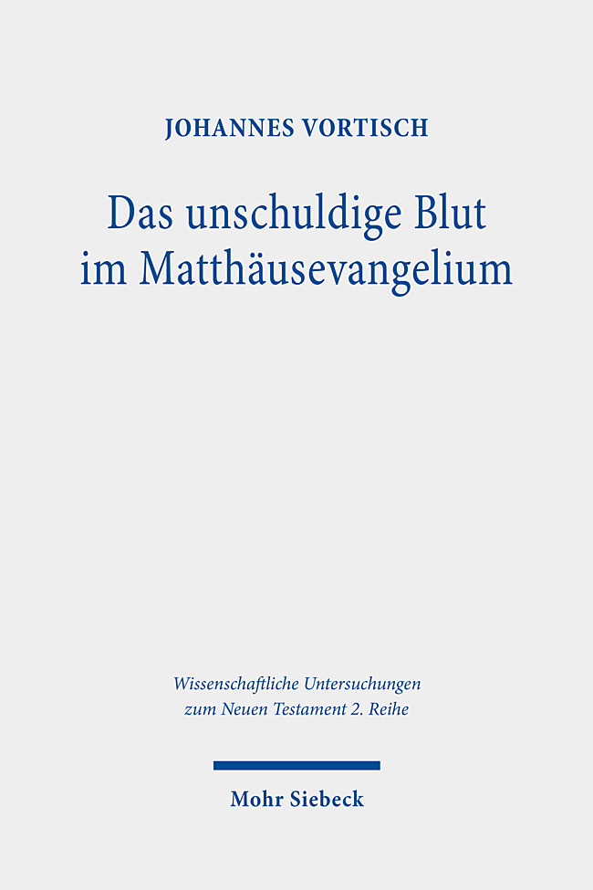 Das unschuldige Blut im Matthäusevangelium main product photo