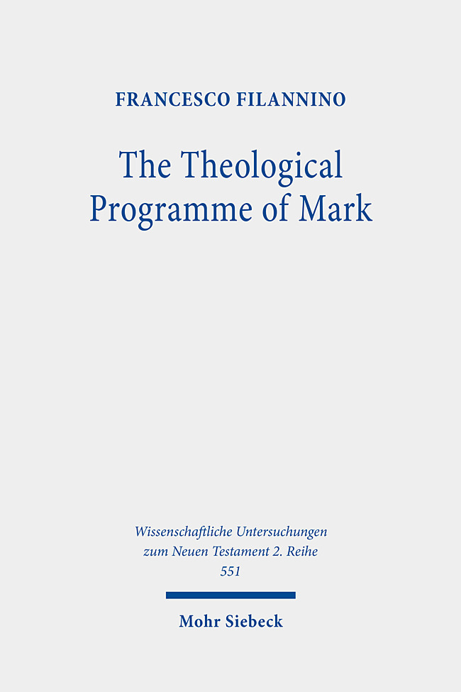 The Theological Programme of Mark main product photo