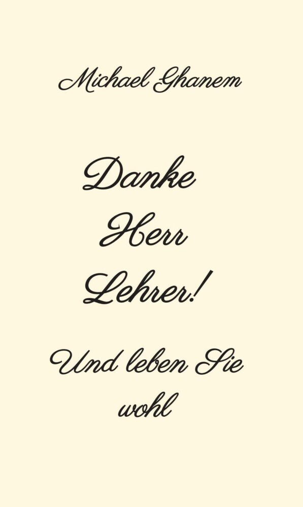 Danke Herr Lehrer! main product photo