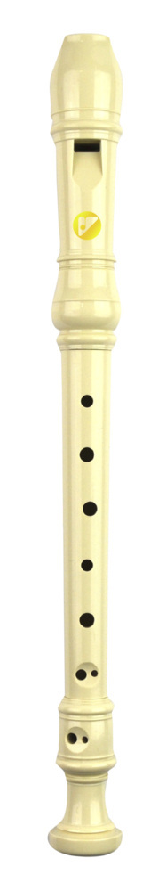 Voggys Kunststoff-Blockflöte (weiß), barocke Griffweise main product photo