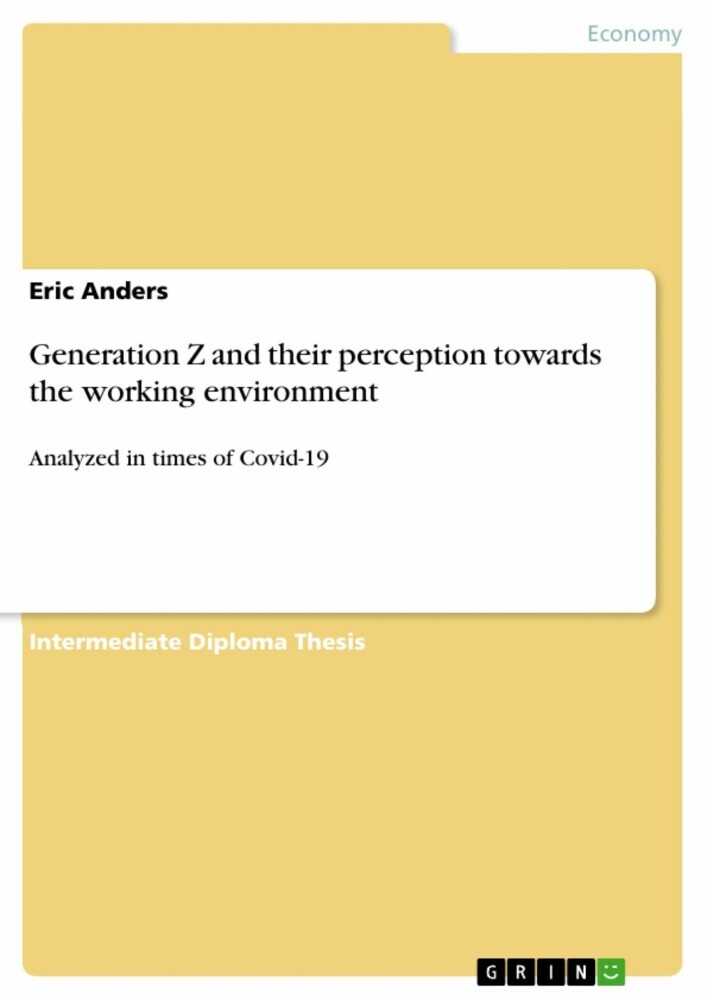 Generation Z and their perception towards the working environment main product photo