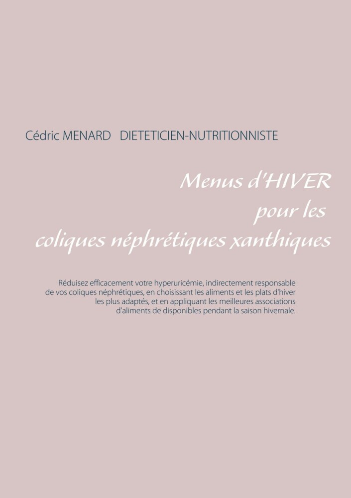 Menus d'hiver pour les coliques néphrétiques xanthiques main product photo