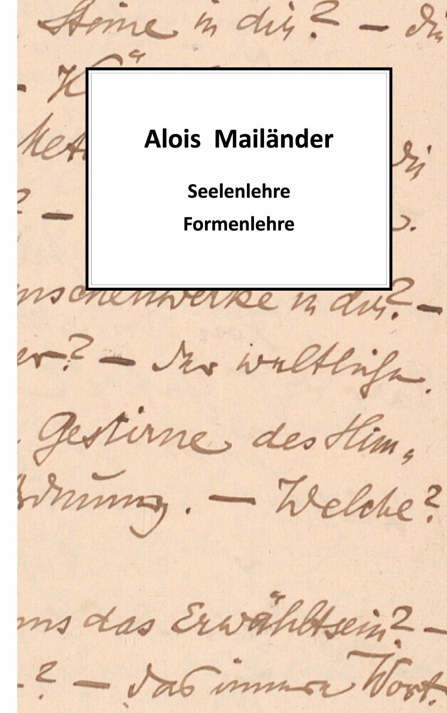 Seelenlehre - Formenlehre main product photo