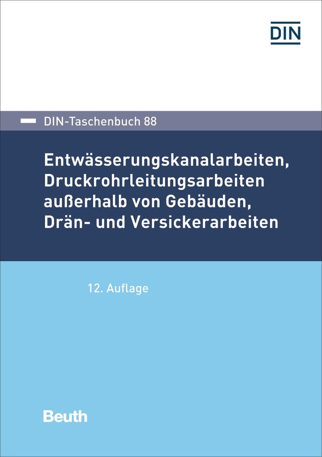 Entwässerungskanalarbeiten, Druckrohrleitungsarbeiten außerhalb von Gebäuden, Drän- und Versickerarbeiten main product photo