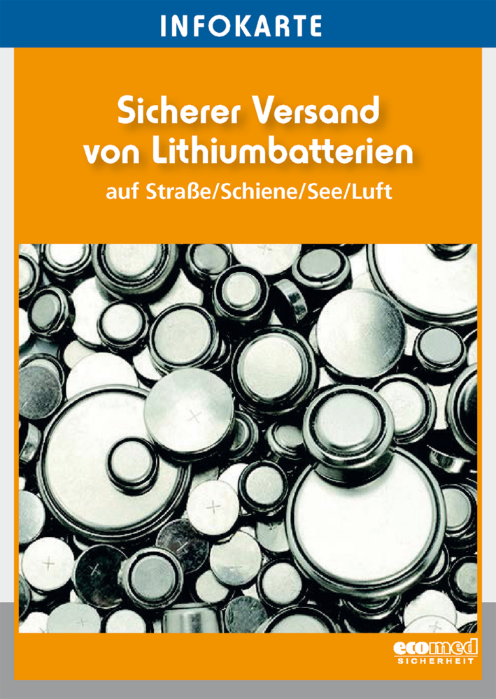 Infokarte Sicherer Versand von Lithiumbatterien main product photo
