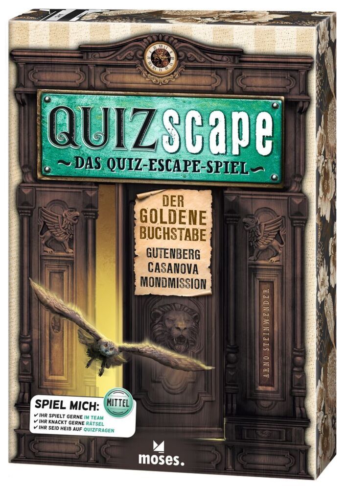 QUIZscape Der goldene Buchstabe main product photo